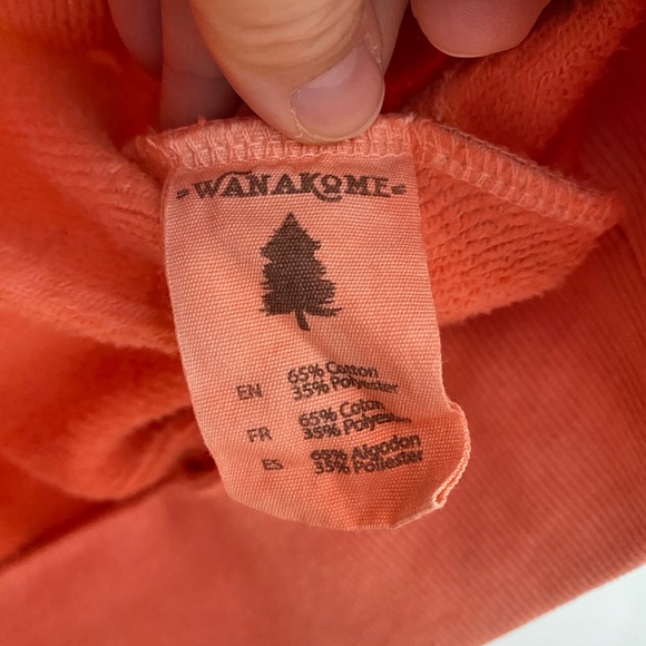 WANAKOME - Artemis Dip Dye Peachy Cowl Neck Hoodie - Picture 7 of 9